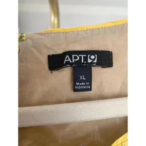 Apt 9‎ Yellow Lace Sleeveless Shift Dress Knee Length Elegant Coquette Parisian thumbnail 5