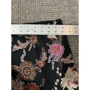 Vintage Black Floral Skirt Size Small Coquette Fairy Whimsigoth Y2K Sheer Lined thumbnail 5