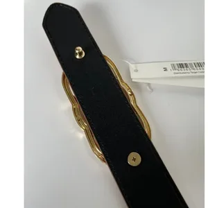 NWT A New Day Fashion Belt Faux Crocodile Pattern Gold Tone Buckle Sz medium thumbnail 6