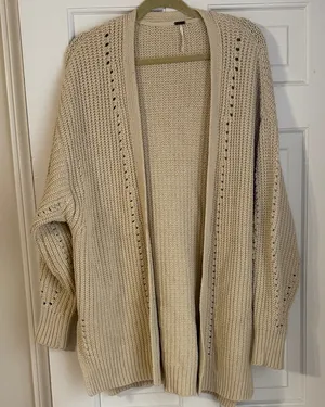 Free People Open-Front Cardigan thumbnail 1