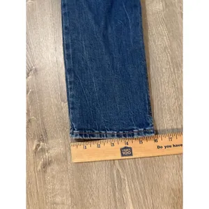 Gap Maternity Stretch Denim Jean Bib Overalls‎ Size S Pockets 27 inch Inseam thumbnail 4