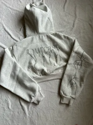 Outcast Clothing Nya Cropped Hoodie Grey thumbnail 7