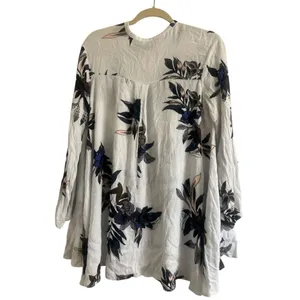 ✨Free people White Combo Electric Orchid Sz Small Swing Tunic✨ thumbnail 7