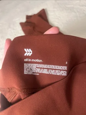 all in motion High-Rise Rust Leggings thumbnail 5