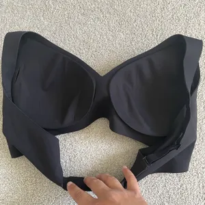 Wireless T-Shirt Bra Supportive Comfort Black Undergarment Women's Size XL thumbnail 7