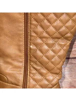 Dream Paris Women’s Knee High Riding Boots Size 9 Tan Quilted Buckle Zip thumbnail 3
