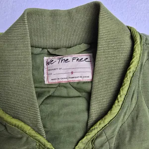 Free People NWT We The Free Billie Quilted Vest Moss‎ Green OB1510076 Women's S thumbnail 8