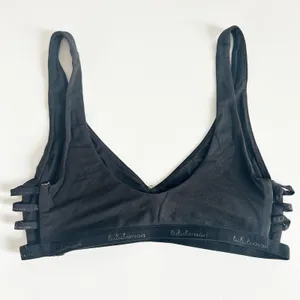 Lululemon Womens Black Simply Gathered‎ Strappy Athleisure Bralette Size S thumbnail 7