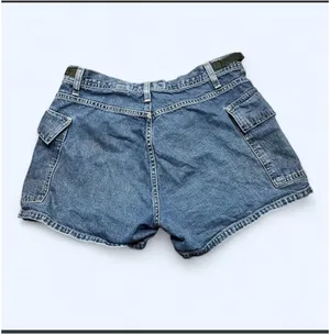 90s Abercrombie cargo shorts 100% cotton thumbnail 2