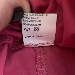 Unbranded Exercise Dress Large Pink‎ Crossback Smocked Waist Athleisure Active thumbnail 10