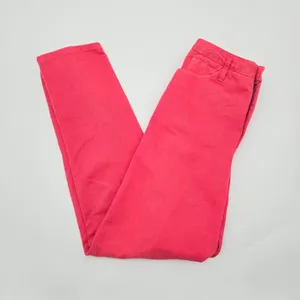 Marigail Mathis Pink Straight‎ Tapered Vintage Y2K Boho Denim Jeans Pants 12 thumbnail 3