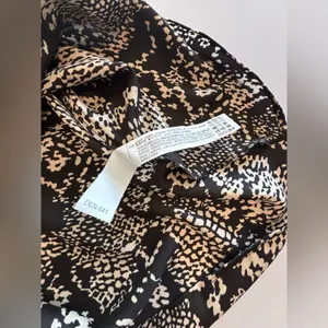 ZARA Black and Cream Printed Mini Slip Dress NWT Size‎ M thumbnail 9
