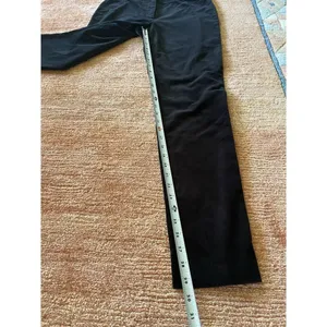 Tibi Pants Womens Size 4 Black Velvet Stretch Skinny Mid Rise Holiday thumbnail 6