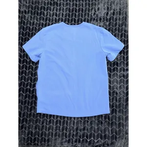 FIGS Women's Catarina V Neck Pocket Scrub Top Blue Short Sleeves Sz M thumbnail 7