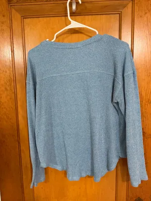 Light Blue Sweater Wild Fable Thin thumbnail 2