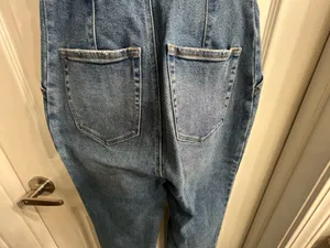 Good American Women's Blue Denim Jumpsuit thumbnail 6