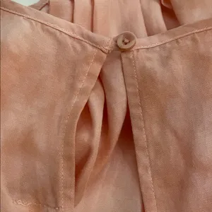CLOTH & STONE Anthropologie Yashi Jumpsuit Large Pink Tie Dye Tencel Halter thumbnail 13