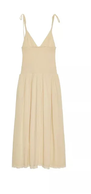 Zara Combination Honeycomb Midi Dress thumbnail 1