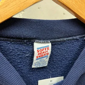 Soffe Clemson University 90s Navy Blue Paw Logo Crewneck Sweatshirt Large L thumbnail 3