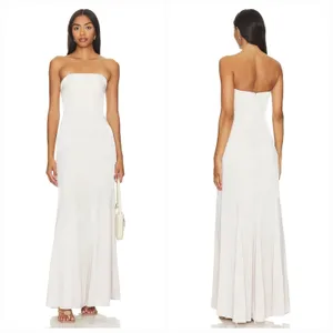 Lovers and Friends Micah Gown in Champagne Beige thumbnail 2