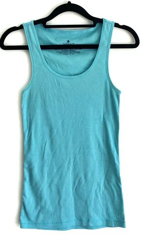 Aerie Ribbed Blue Basic Tank Top M thumbnail 1