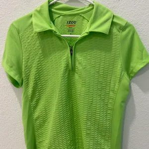 IZOD Green Golf Polo Size M thumbnail 2