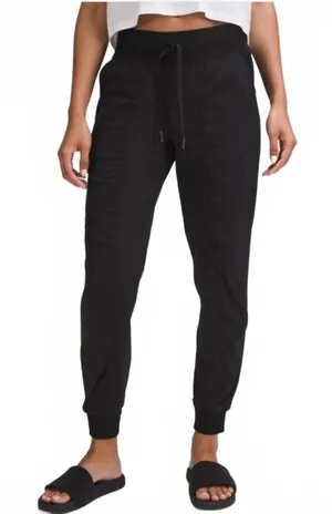 Lululemon Dance Studio Mid-Rise Jogger Black Women's Size 4 thumbnail 1
