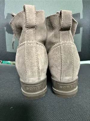 Sorel Women’s Evie Lace Boot Waterproof Leather Suede Size 7.5 Major Brown thumbnail 6