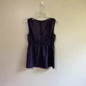 Express Design Studio size small purple silk top thumbnail 2
