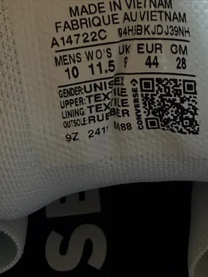 NEW Converse Chuck Taylor All Star Puff Low Top Sneaker White A14722C SZ-11.5 thumbnail 10