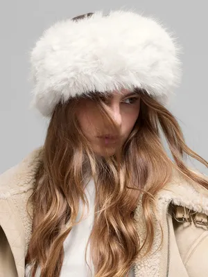 ALO Opulent Faux Fur Wintersun Headband thumbnail 2