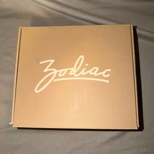 Zodiac Rexx Ankle Boots Cognac Brown Whipstitch Buckle Block‎ Heel Booties 7M thumbnail 9