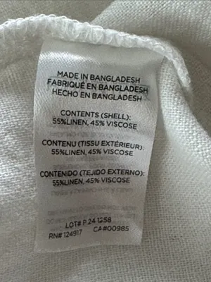 Ava + Esme Women’s Lightweight Slip Dress - White size M thumbnail 4