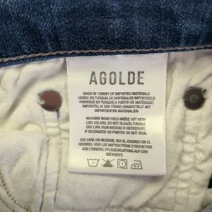 AGOLDE Sophie High Rise Skinny Jeans Dark Wash Raw‎ Hem A018-3005 Womens 27 thumbnail 4