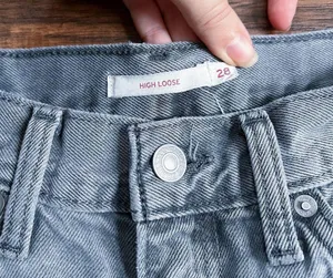 Levi’s • WellThread® High Loose Women's Jeans baggy wide leg Silver Bloom grey thumbnail 5
