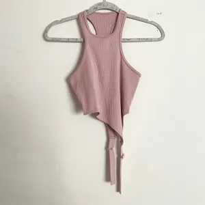 Alo Yoga Alosoft Ribbed Revelation Tank Ballet Pink XS thumbnail 2