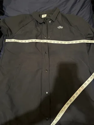 Vans Black Utility Coach Jacket with Logo Patch thumbnail 6