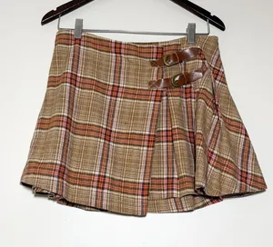 Free People Bali Tai Plaid Skirt thumbnail 1