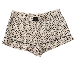 Victoria's Secret Pink and Black Hearts Pajama Sleepwear Bottoms thumbnail 7