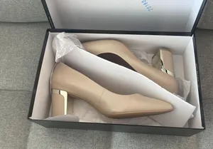 DKNY Nude Pointy Heels thumbnail 3