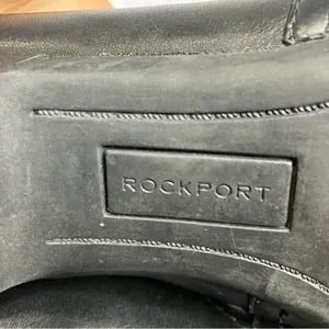 Rockport black leather Adele pumps loafers women’s size 8 business boho minimal‎ thumbnail 8
