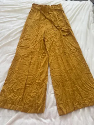 New Look Golden Yellow Flowy Pants 💛🌻🌝 thumbnail 1