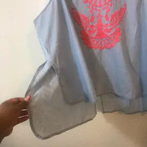 Extra Touch blouse SZ 2X Blue thumbnail 3