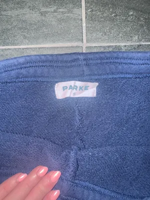 Parke Navy Mini Sweatshorts  thumbnail 4