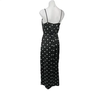 Divided by H&M Black White Polka Dots Sleeveless Sheath Cami Maxi Dress Size S thumbnail 2