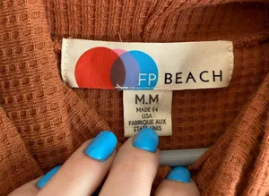 Free People Beach Sloanne Mini Dress Turtleneck Mini Waffle knit thumbnail 4