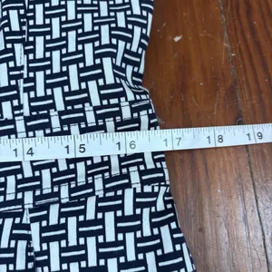TORY BURCH Cameron Suspenders Ivory Navy Dress Knee Length Sleeveless Size 14 thumbnail 6