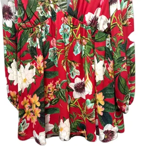 NWT Show Me Your Mumu Dakota Babydoll Dress Tea Garden Red Floral Size‎ Small thumbnail 4