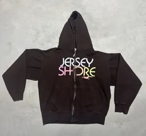 Hollister VTG Full Zip Hoodie Y2K Long Sleeves Women's SZ Small Jersey Shore Logo thumbnail 1