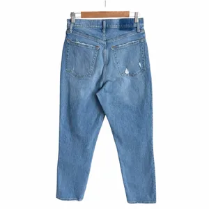 Abercrombie & Fitch The 90s Straight Ultra High Rise Criss Cross Jeans Size 30 thumbnail 7